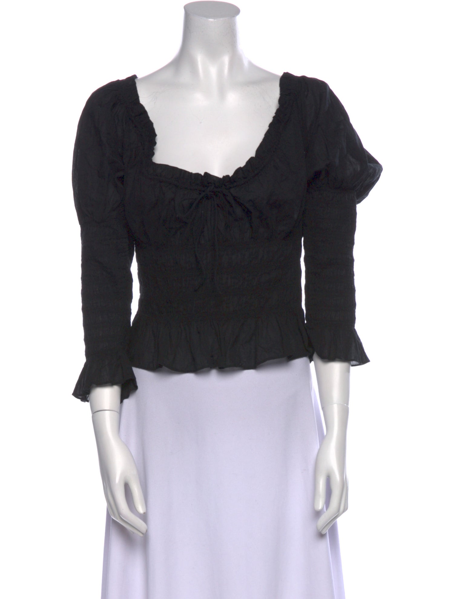 DÔEN Baptista Top Square Neckline Crop Top