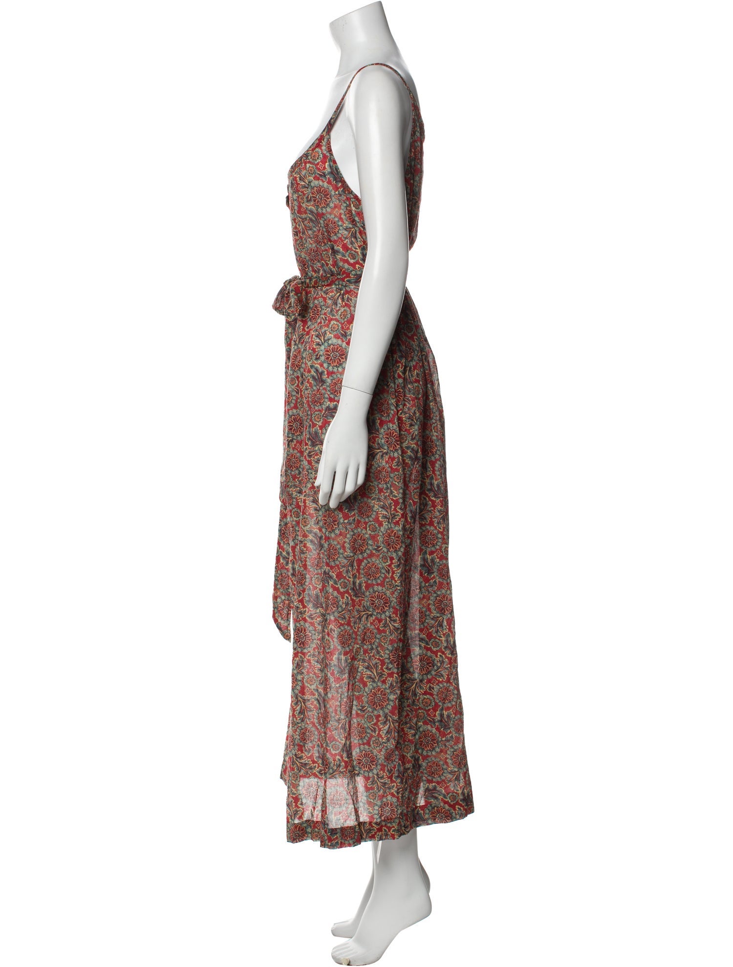 DÔEN Floral Print Long Dress