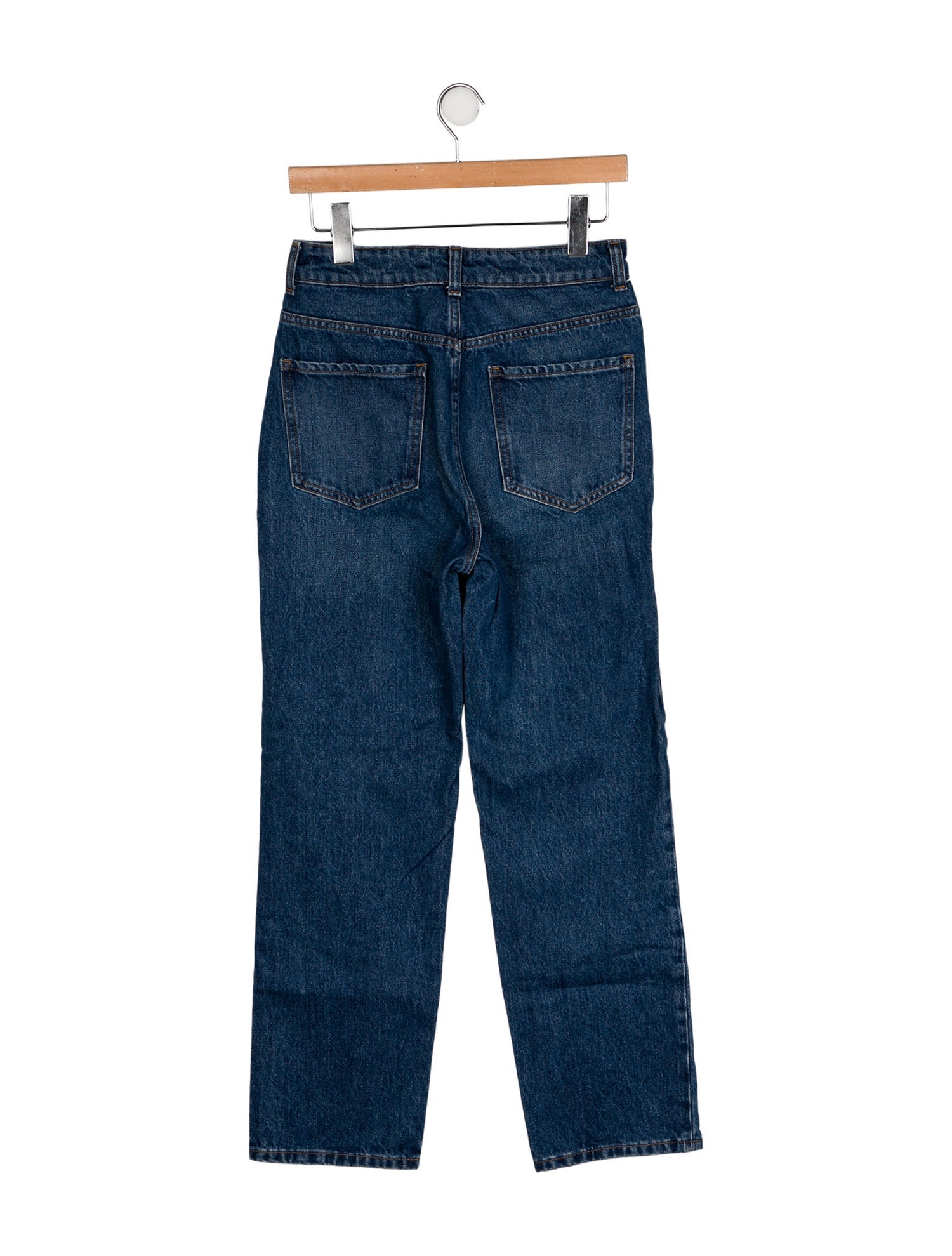 DÔEN High-Rise Straight Leg Jeans