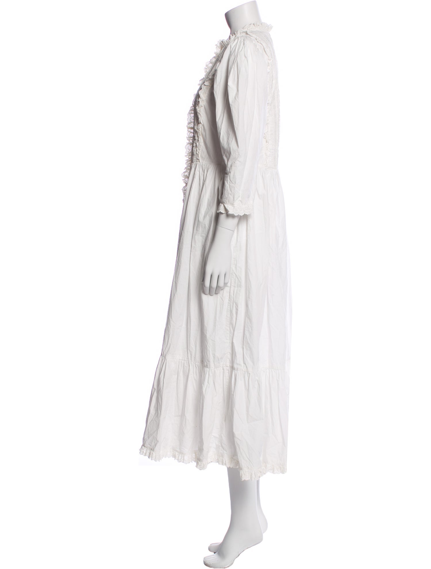 DÔEN Mock Neck Long Dress