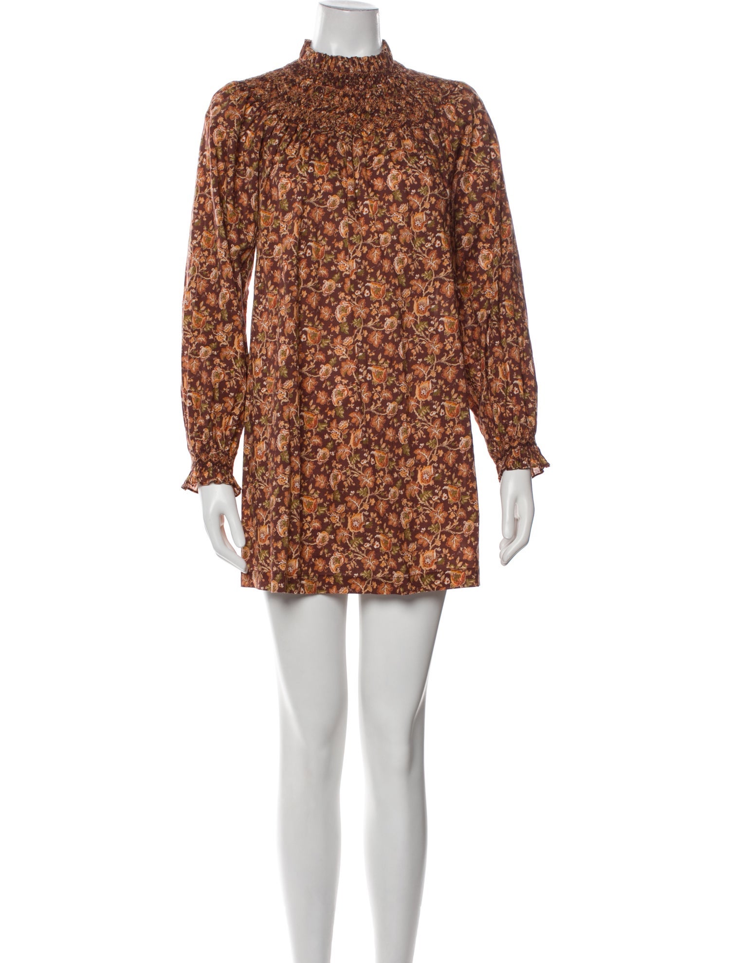 DÔEN Floral Print Mini Dress