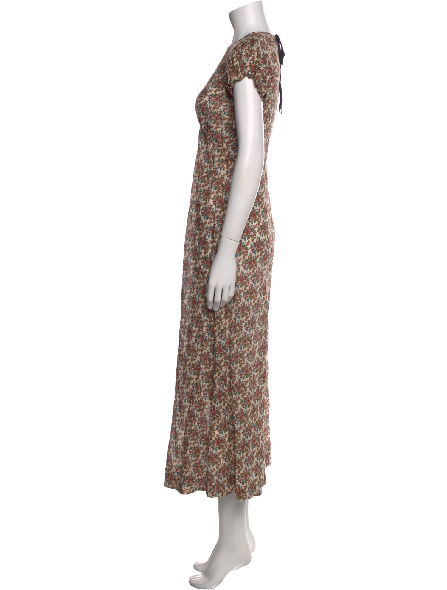 DÔEN Floral Print Long Dress
