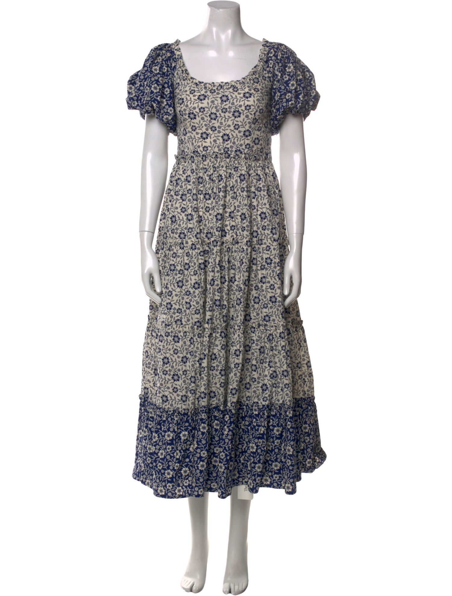 DÔEN Floral Print Long Dress