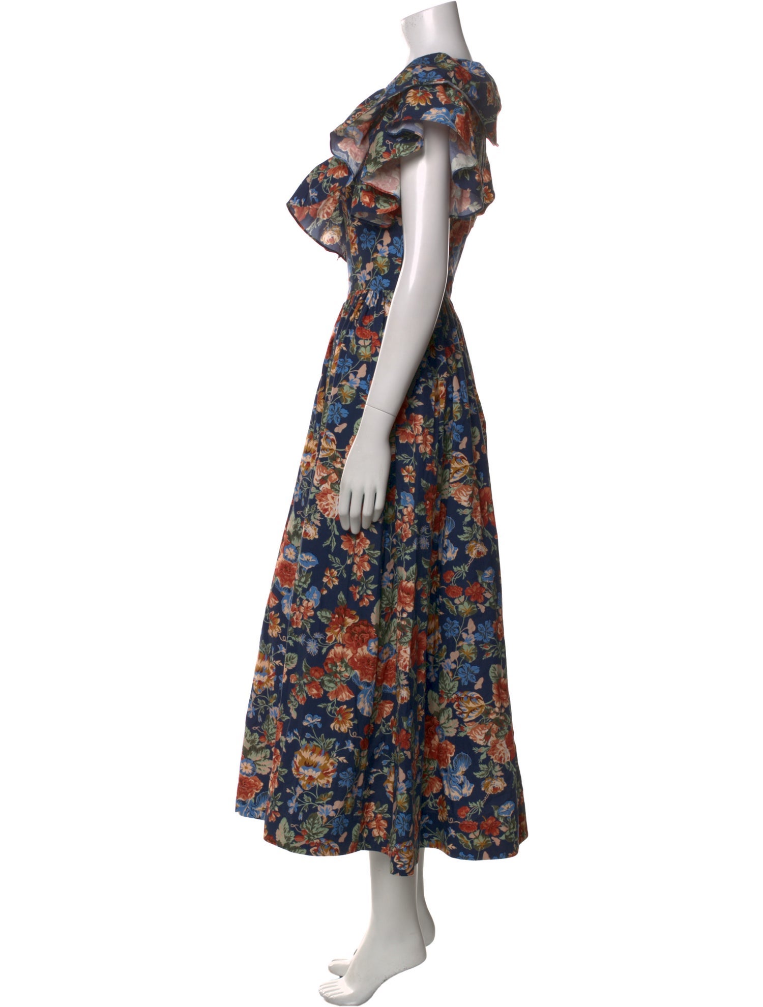 DÔEN Floral Print Long Dress