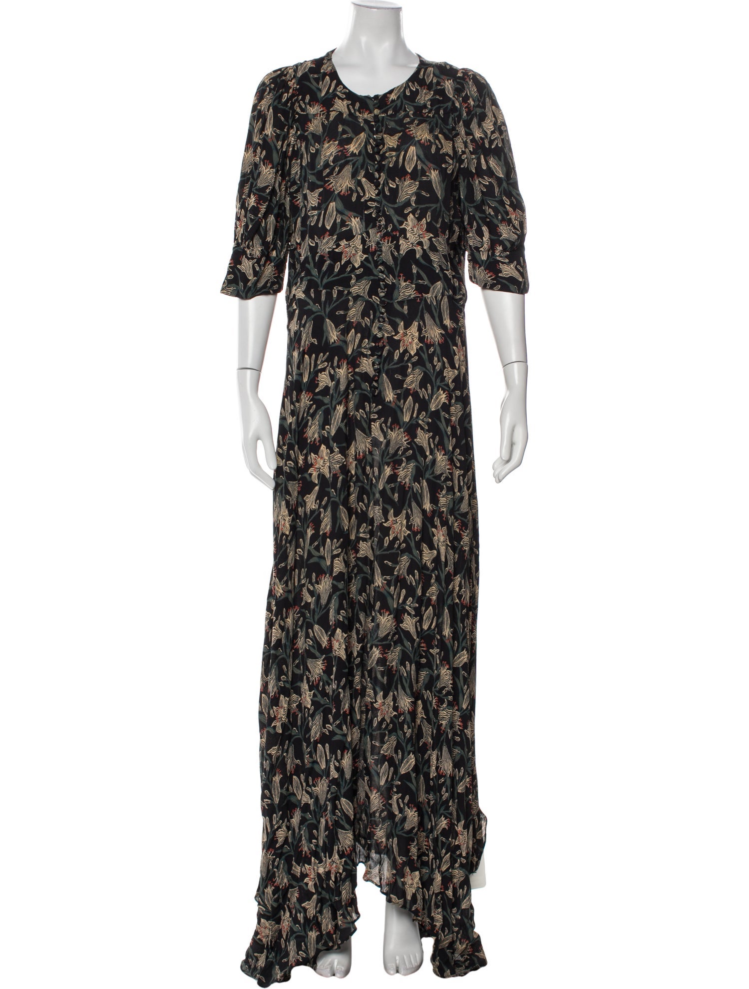 DÔEN Printed Long Dress