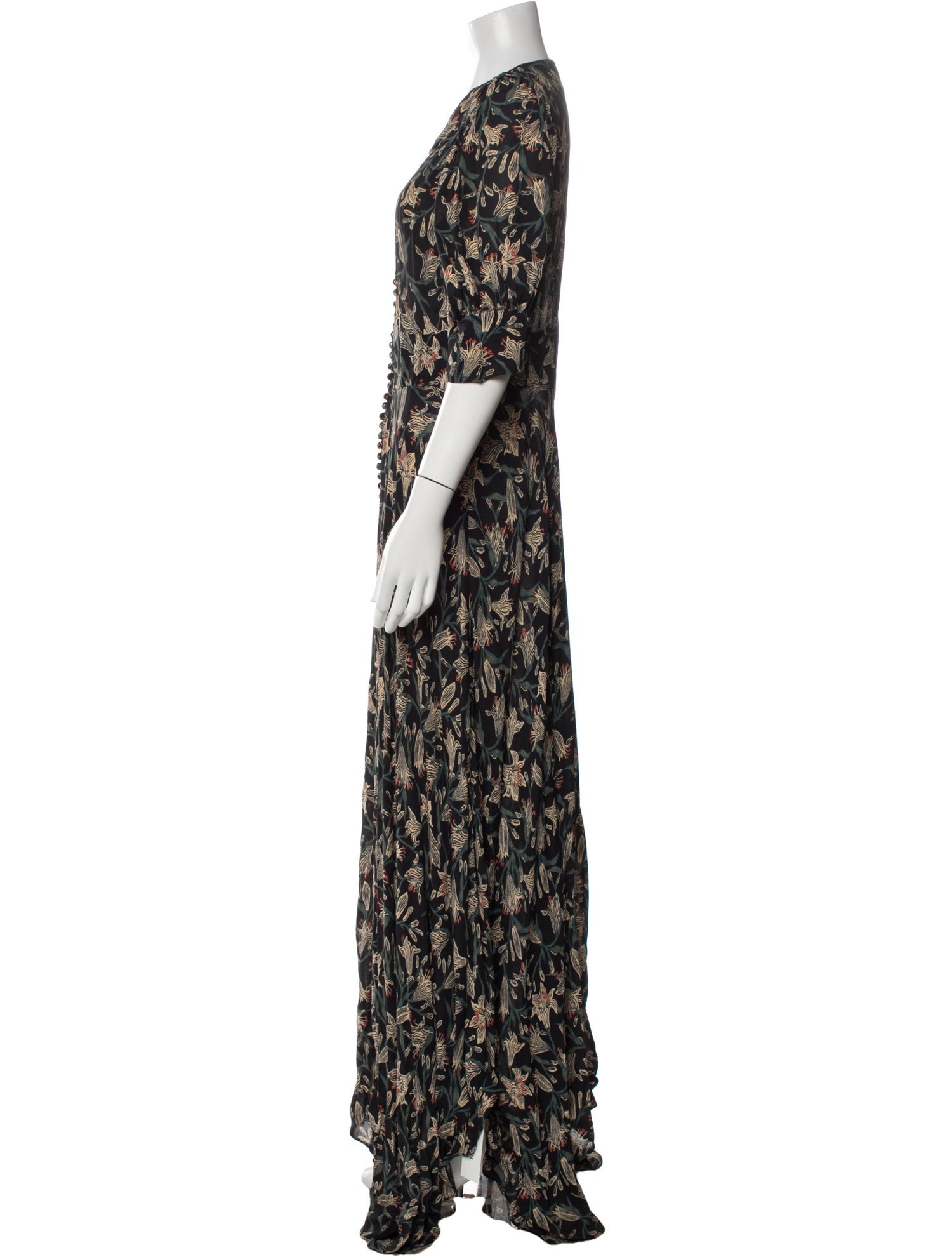 DÔEN Printed Long Dress