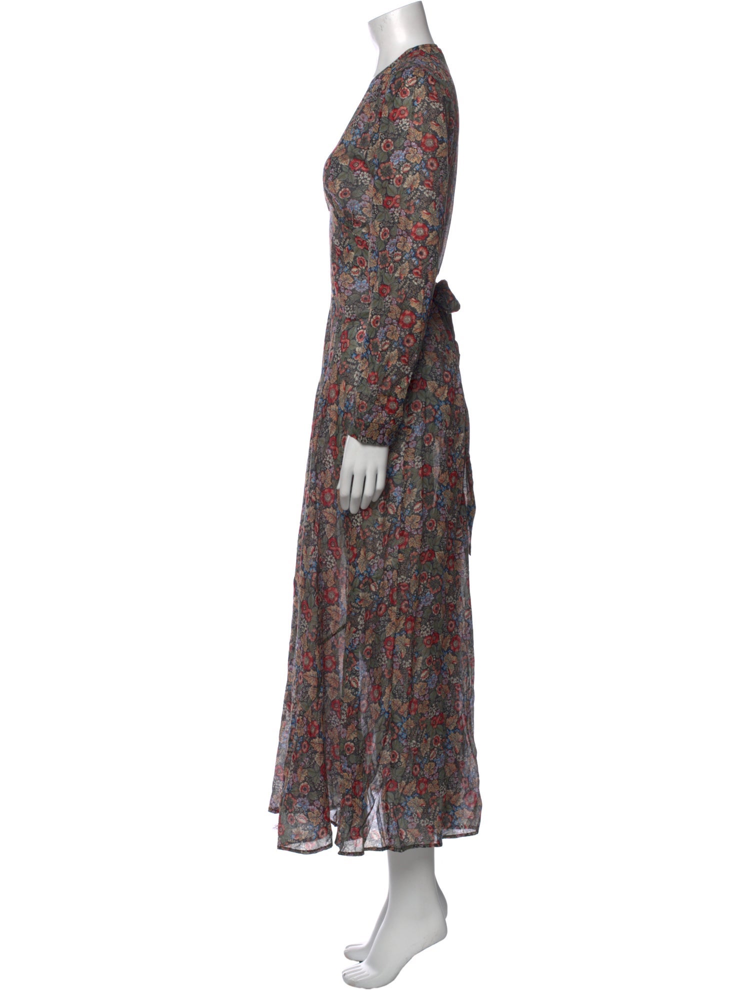 DÔEN Floral Print Long Dress w/ Tags