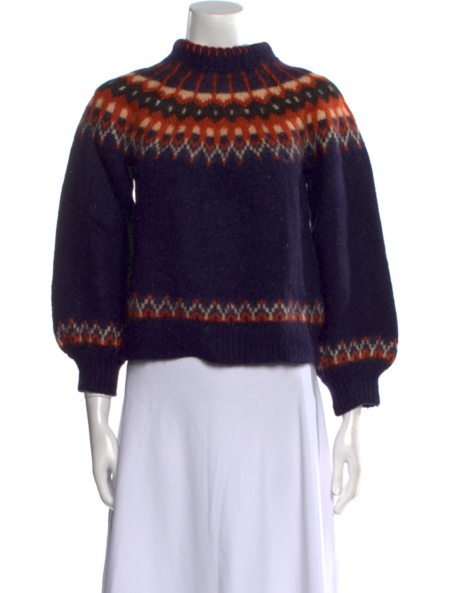 DÔEN Alpaca Printed Sweater