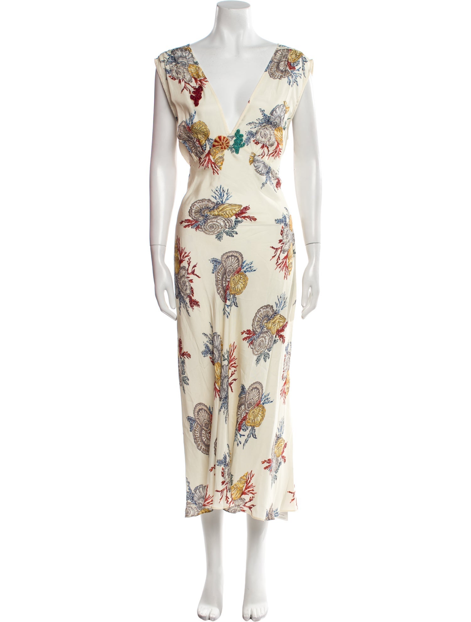 DÔEN Floral Print Long Dress