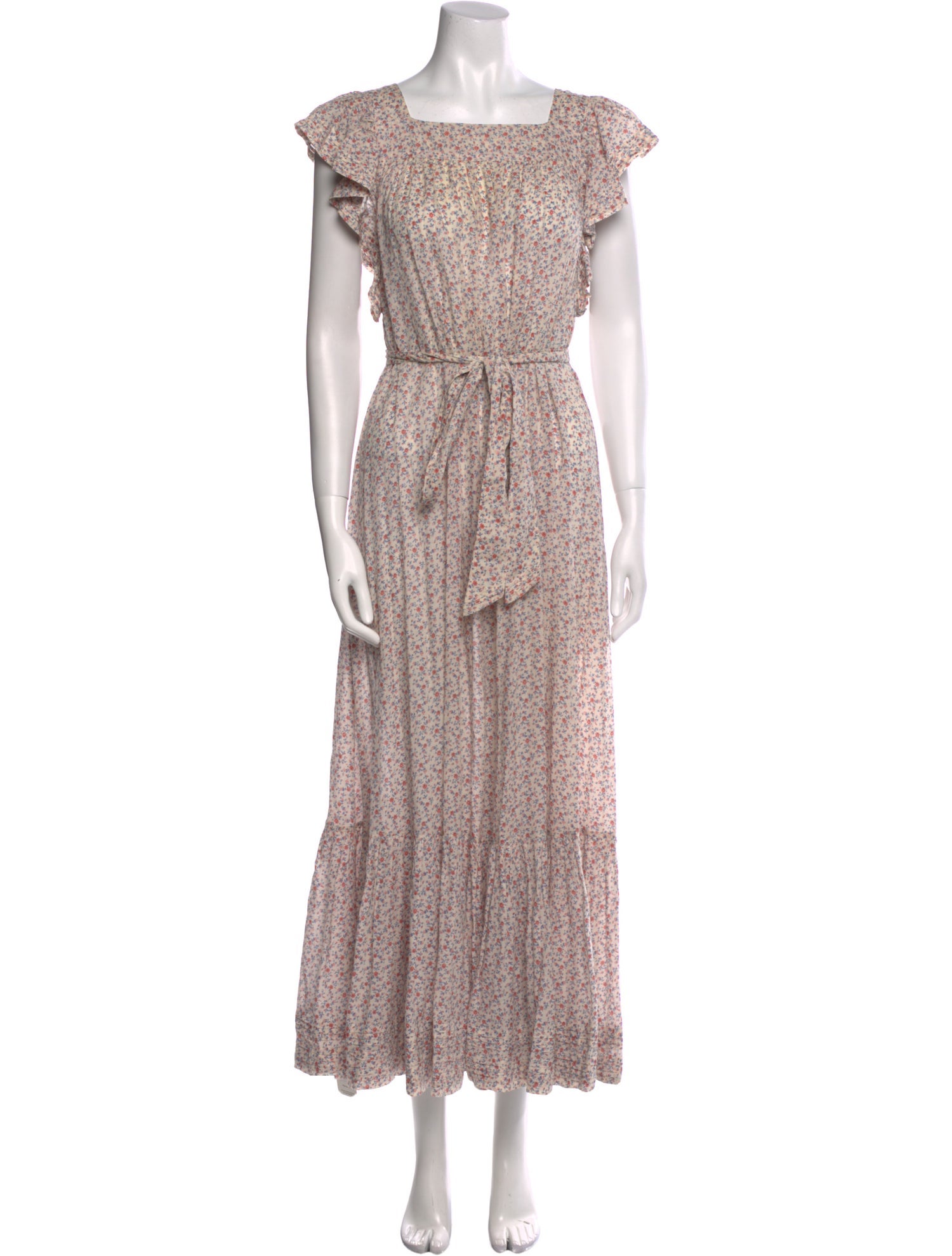 DÔEN Floral Print Long Dress