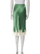 DÔEN Silk Knee-Length Skirt