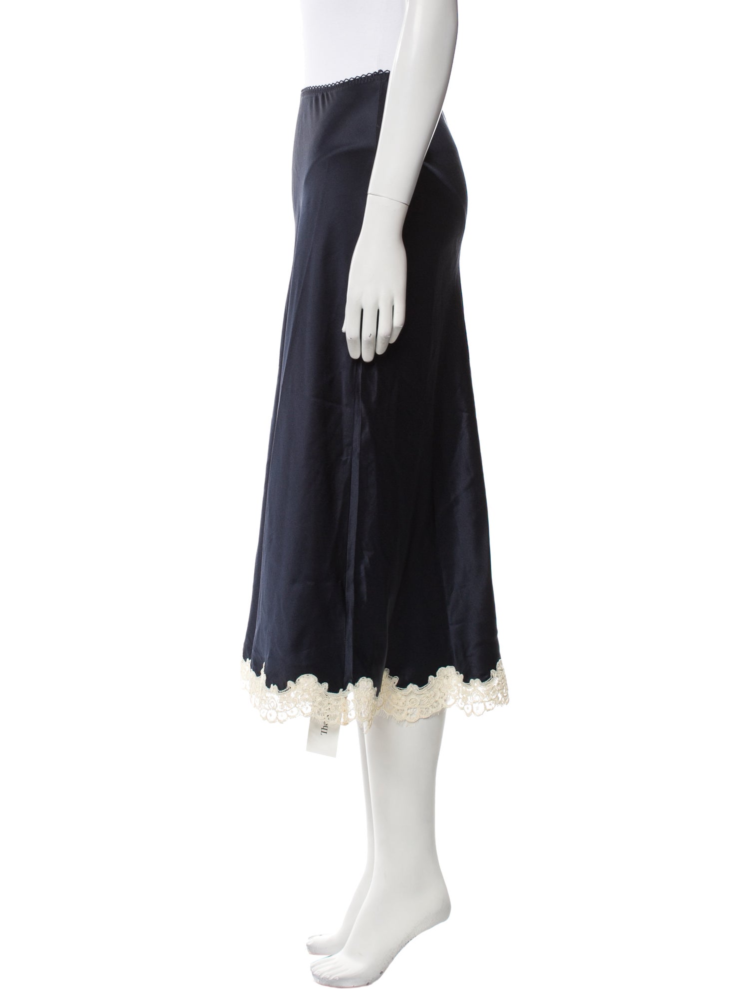 DÔEN Silk Midi Length Skirt