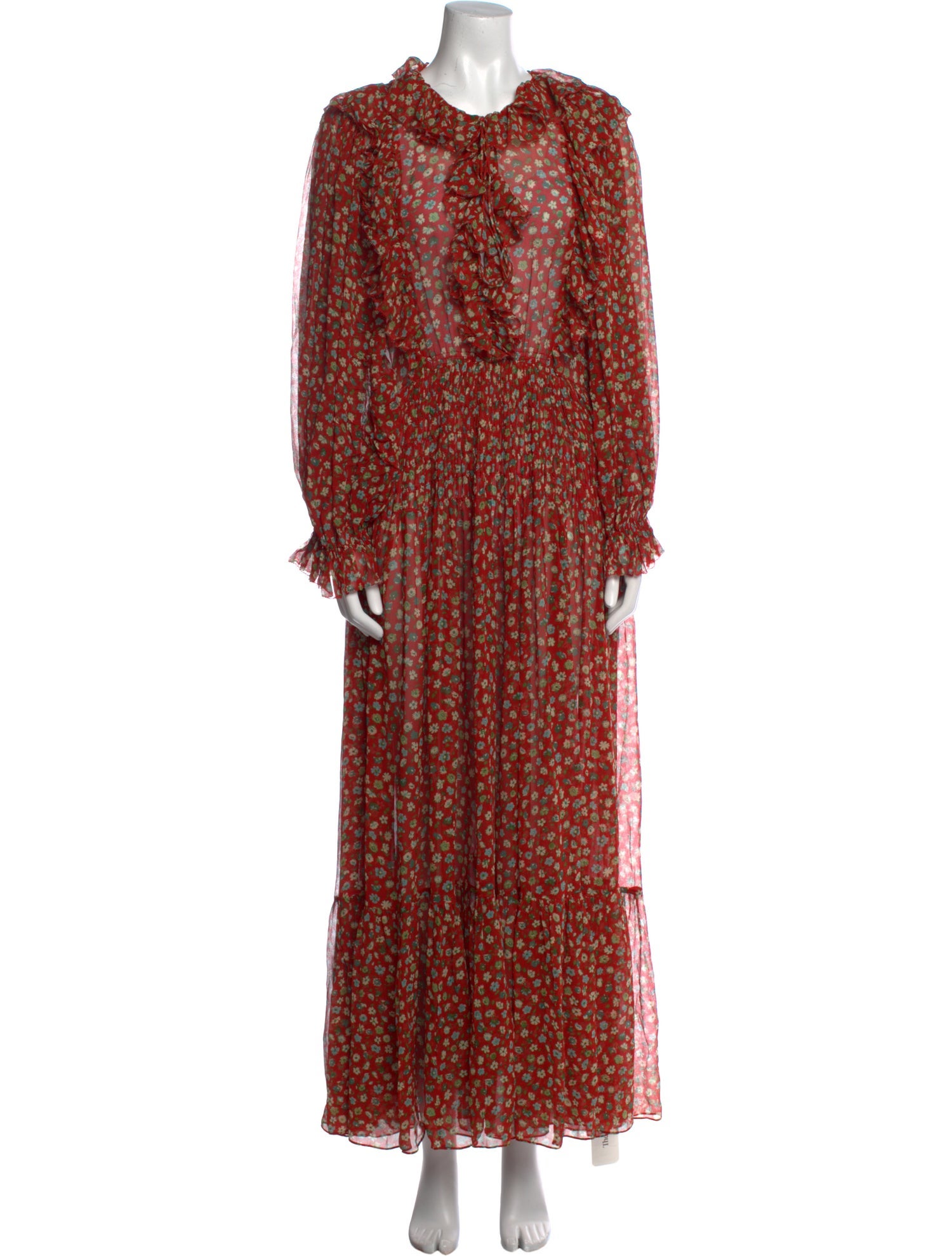 DÔEN Silk Long Dress w/ Tags