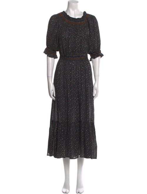 DÔEN Floral Print Long Dress