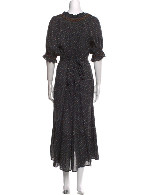 DÔEN Floral Print Long Dress