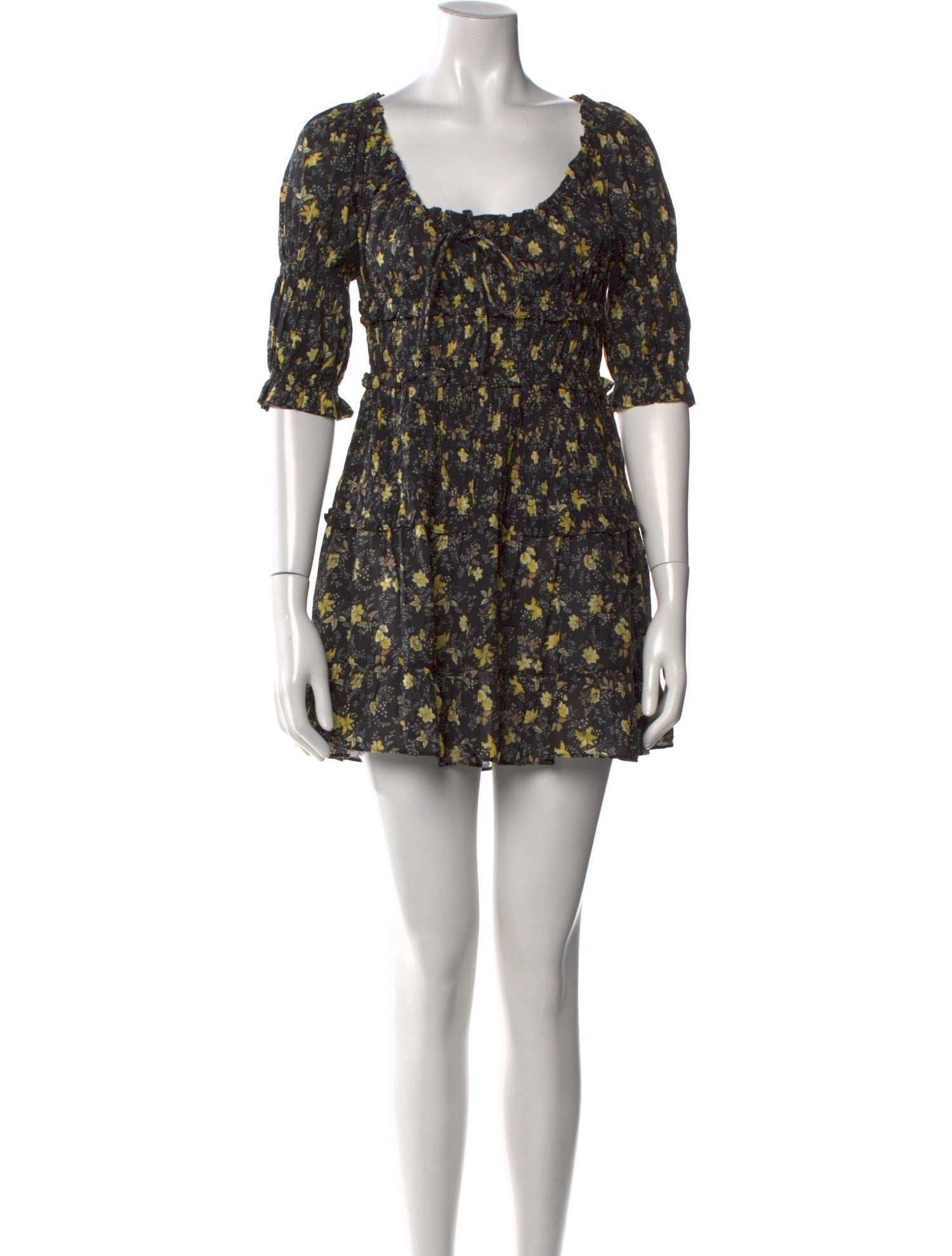 DÔEN Floral Print Mini Dress