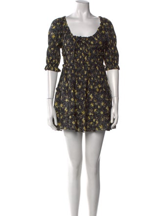 DÔEN Floral Print Mini Dress