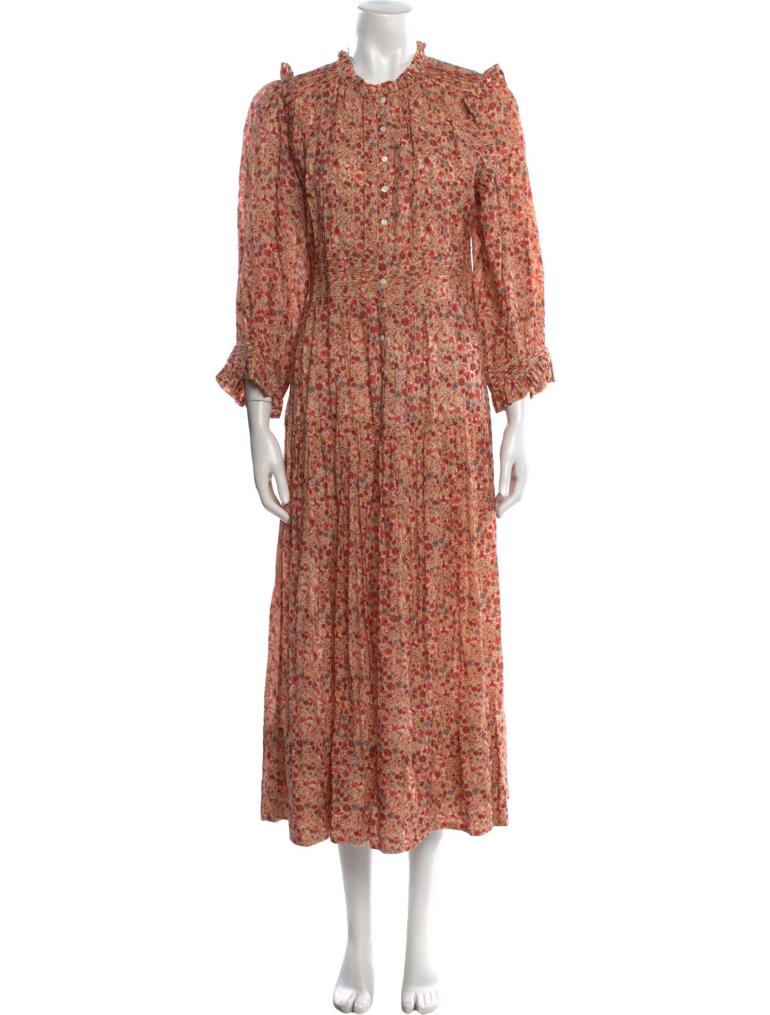 DÔEN Floral Print Long Dress