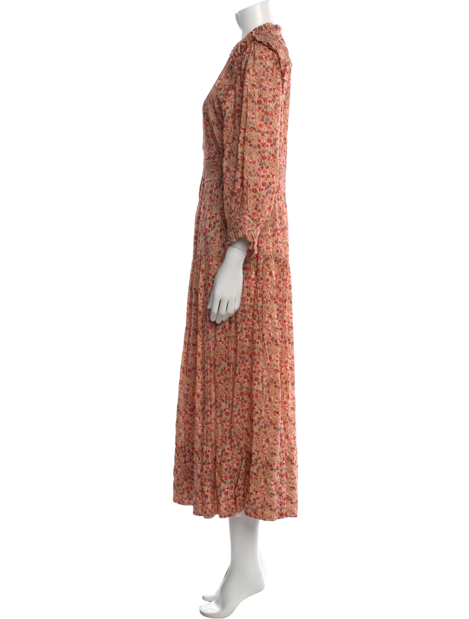 DÔEN Floral Print Long Dress