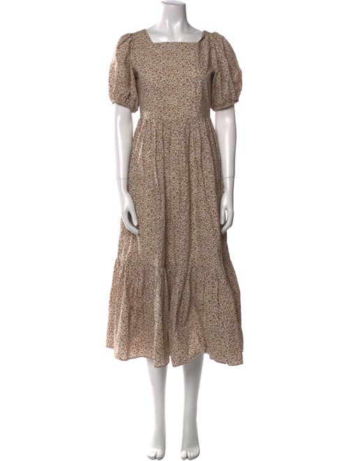 DÔEN Printed Long Dress