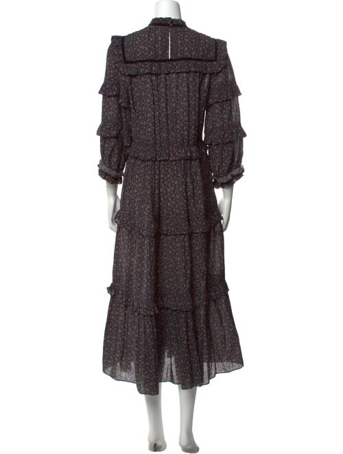 DÔEN Floral Print Long Dress