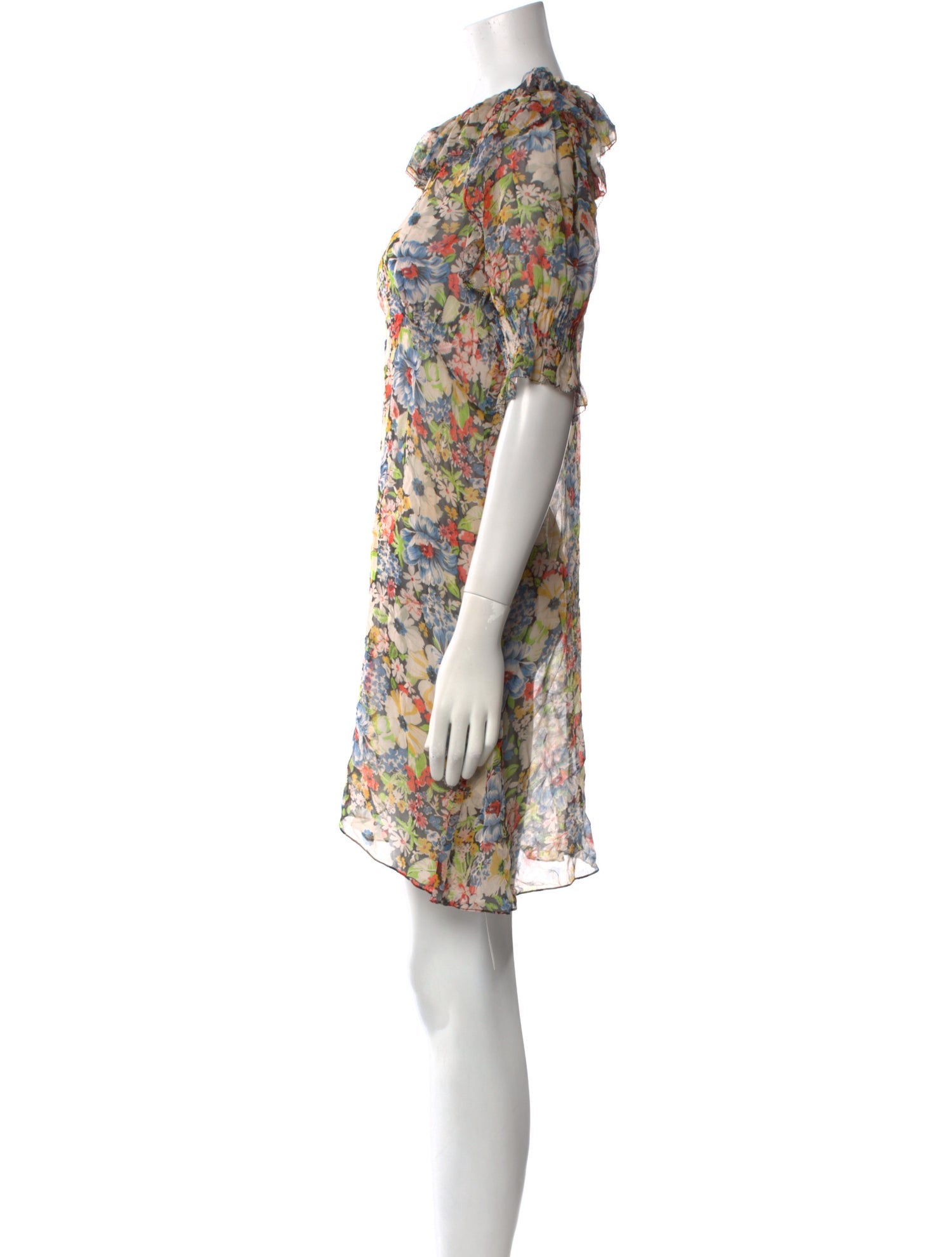 DÔEN Silk Floral Print Tunic