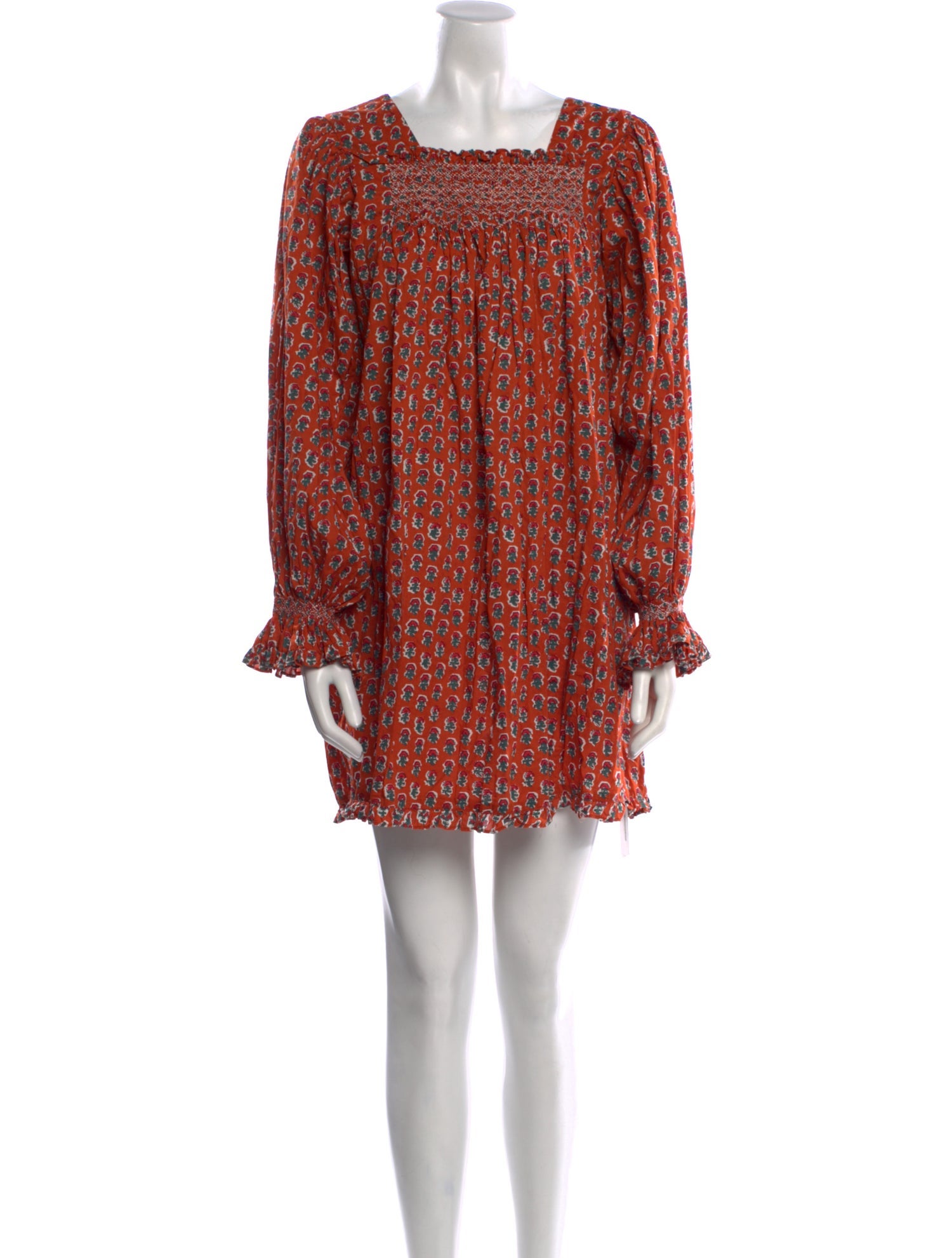 DÔEN Floral Print Mini Dress