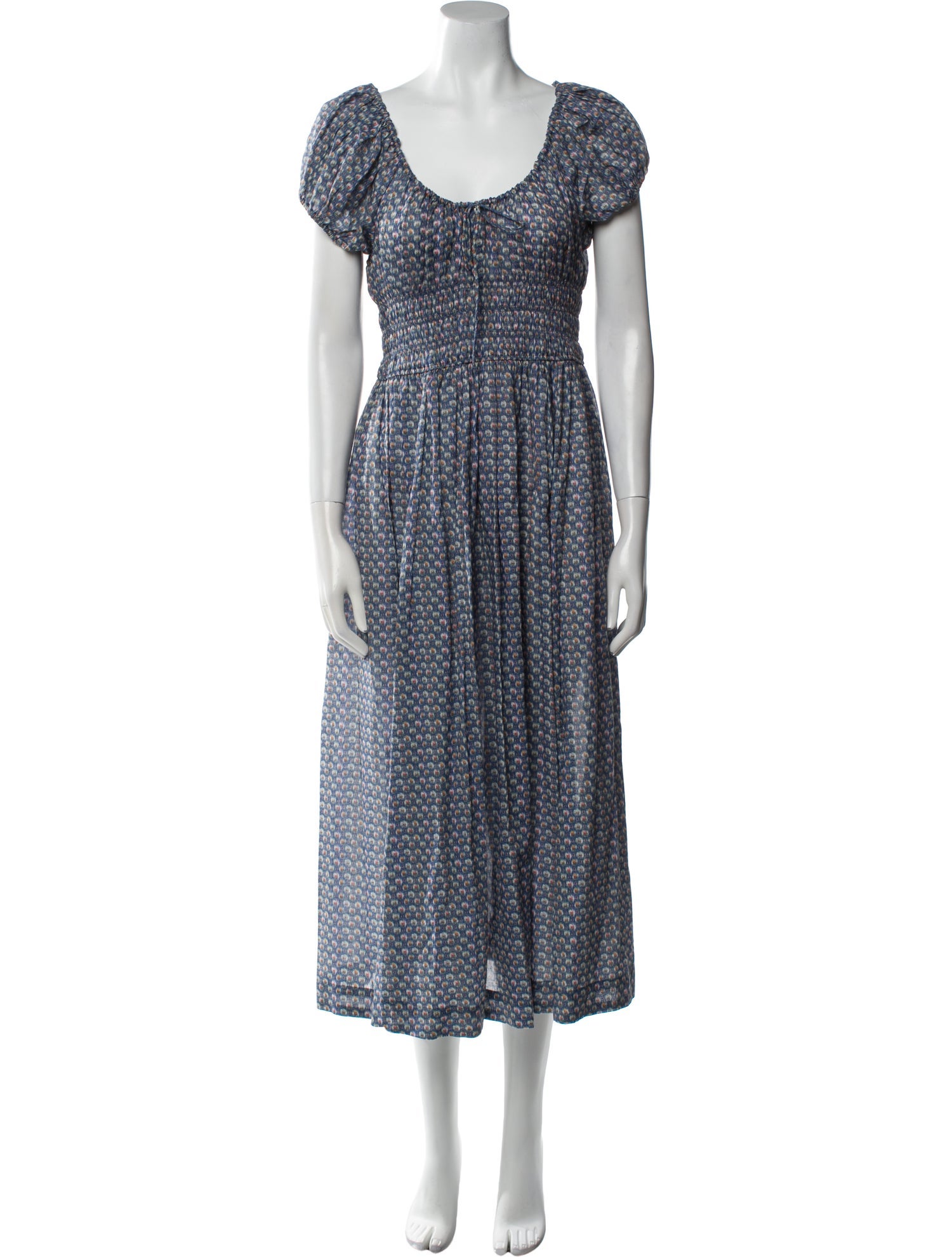 DÔEN Printed Long Dress