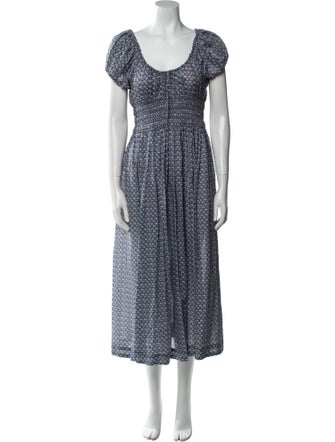 DÔEN Printed Long Dress