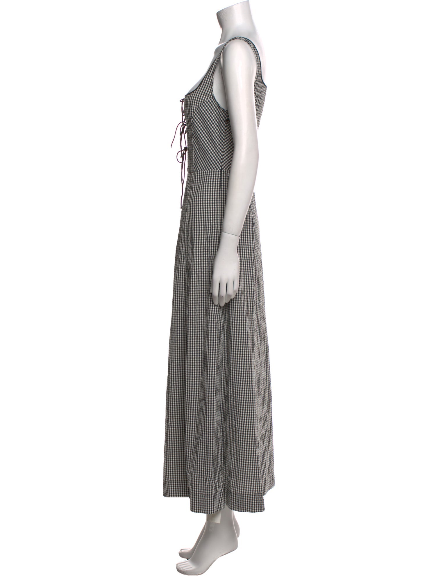 DÔEN Striped Long Dress