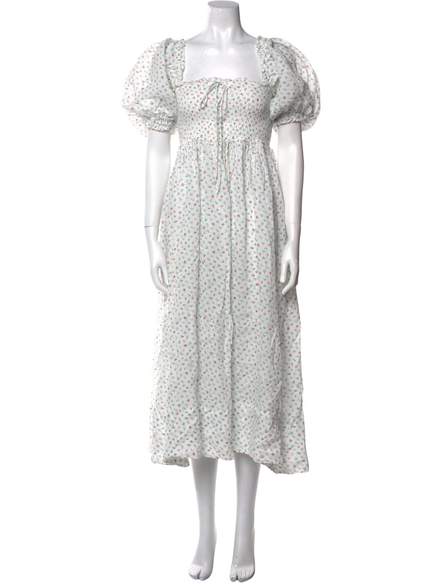 DÔEN Floral Print Long Dress