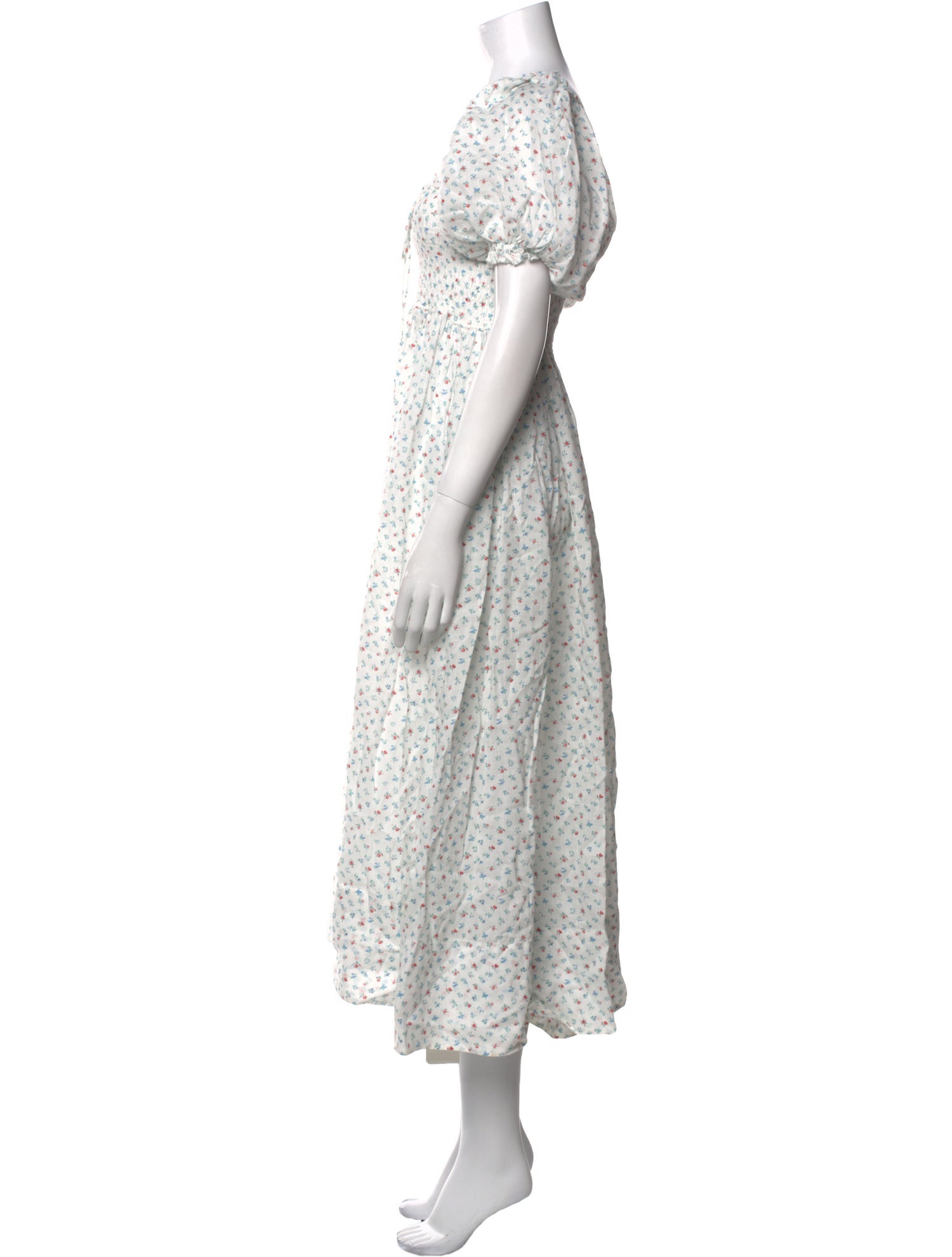 DÔEN Floral Print Long Dress