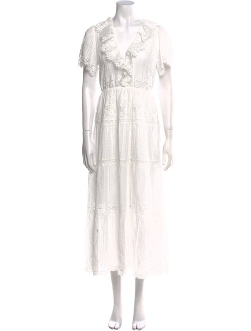 DÔEN V-Neck Long Dress