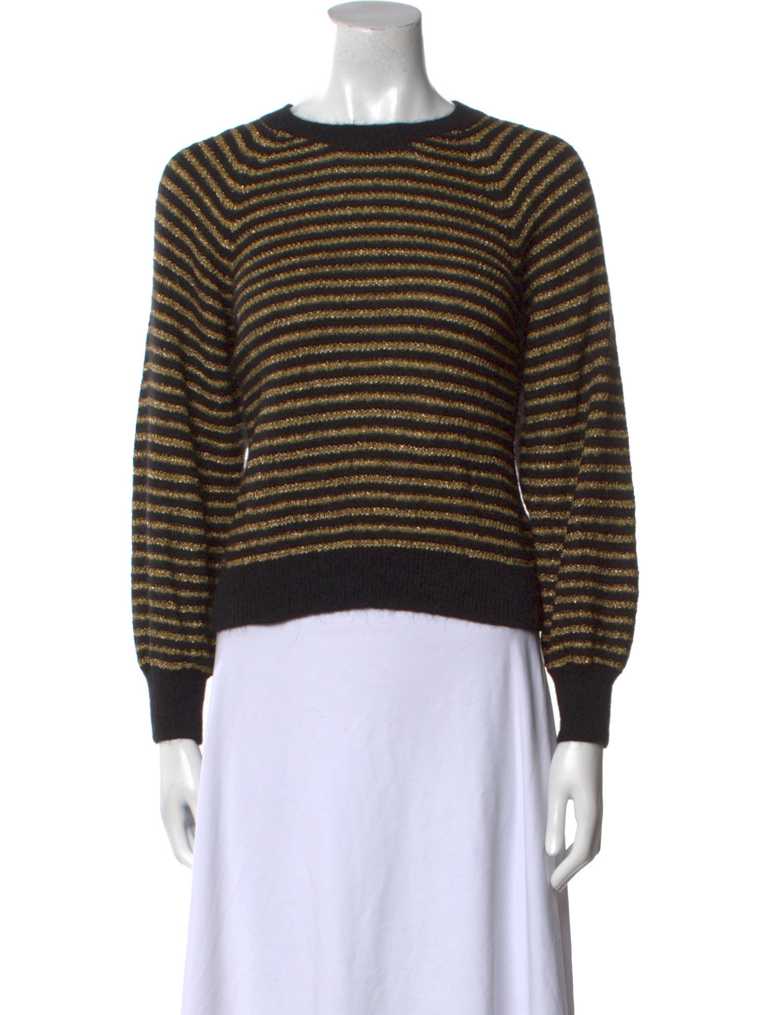 DÔEN Striped Crew Neck Sweater