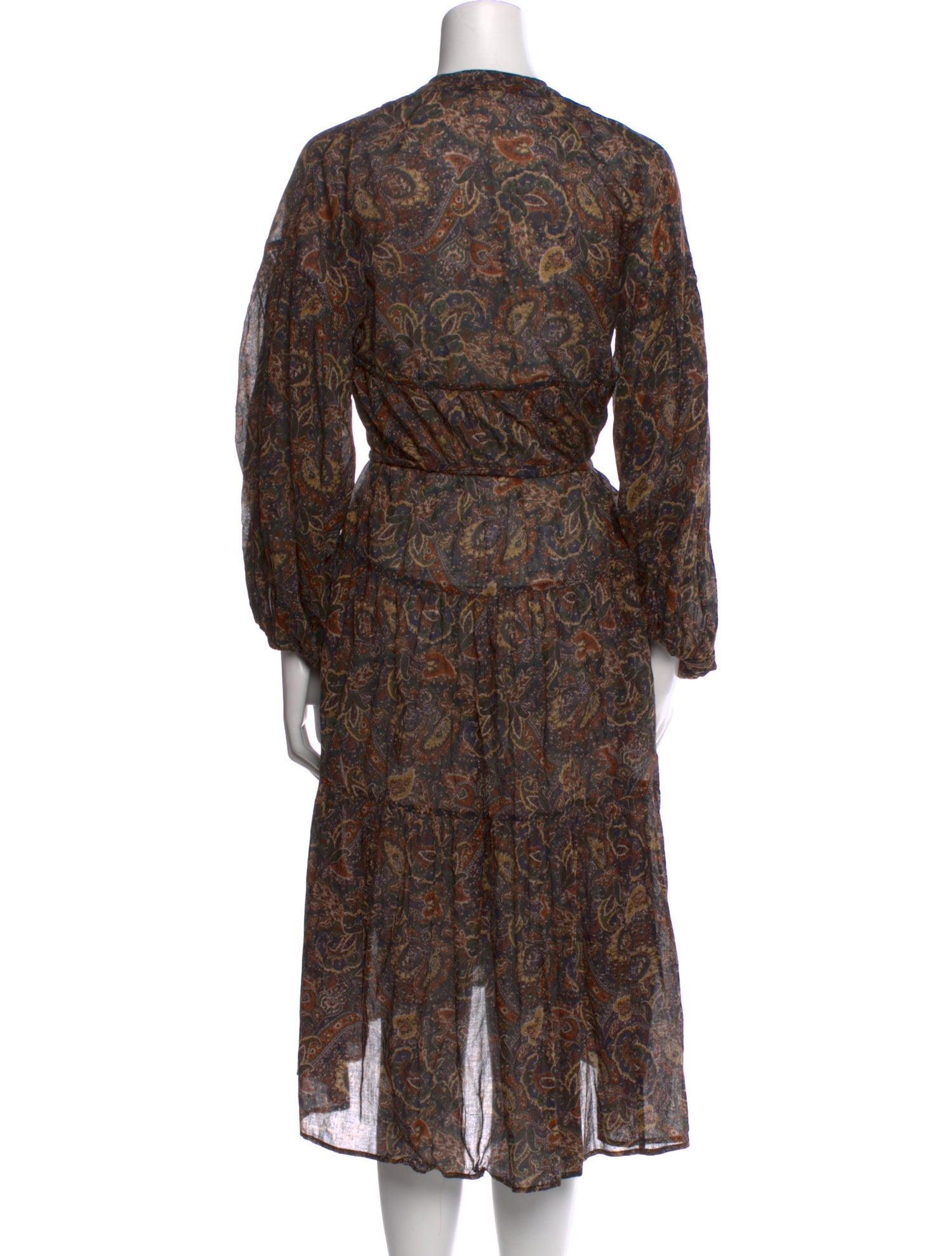 DÔEN Printed Knee-Length Dress