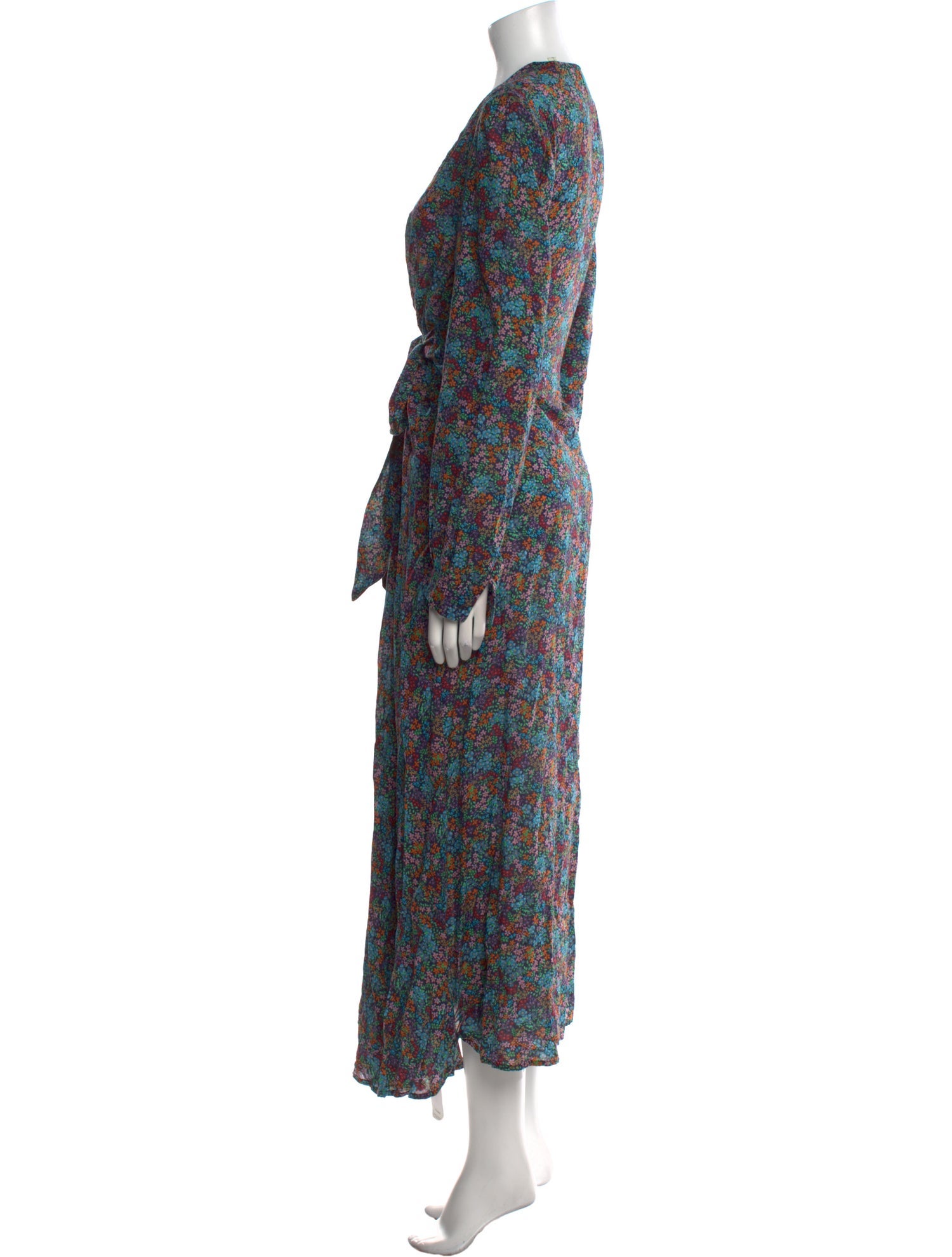 DÔEN Floral Print Long Dress