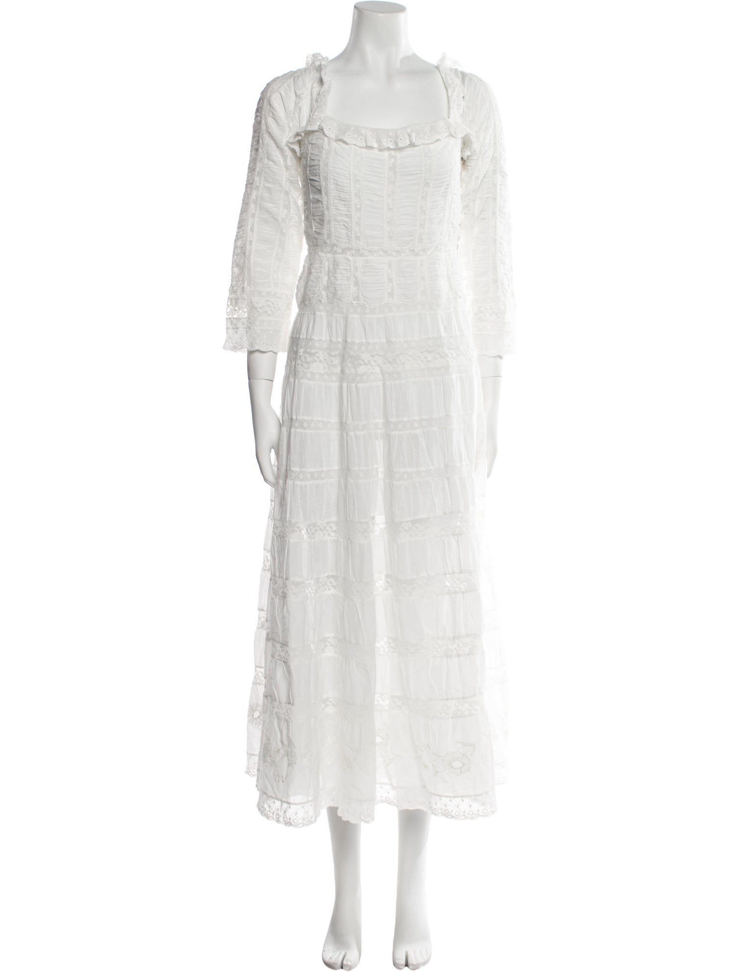 DÔEN Square Neckline Long Dress