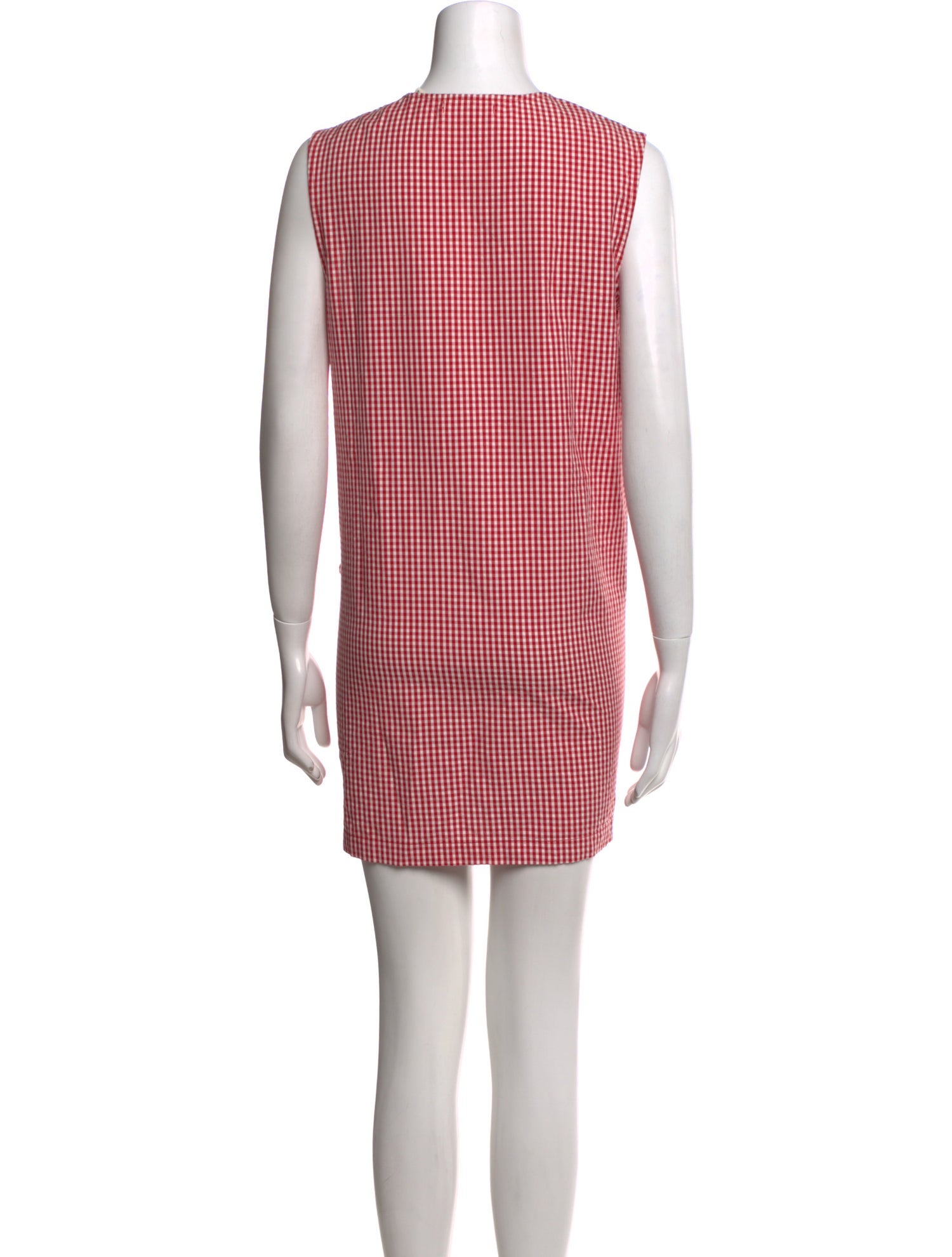 DÔEN Plaid Print Mini Dress