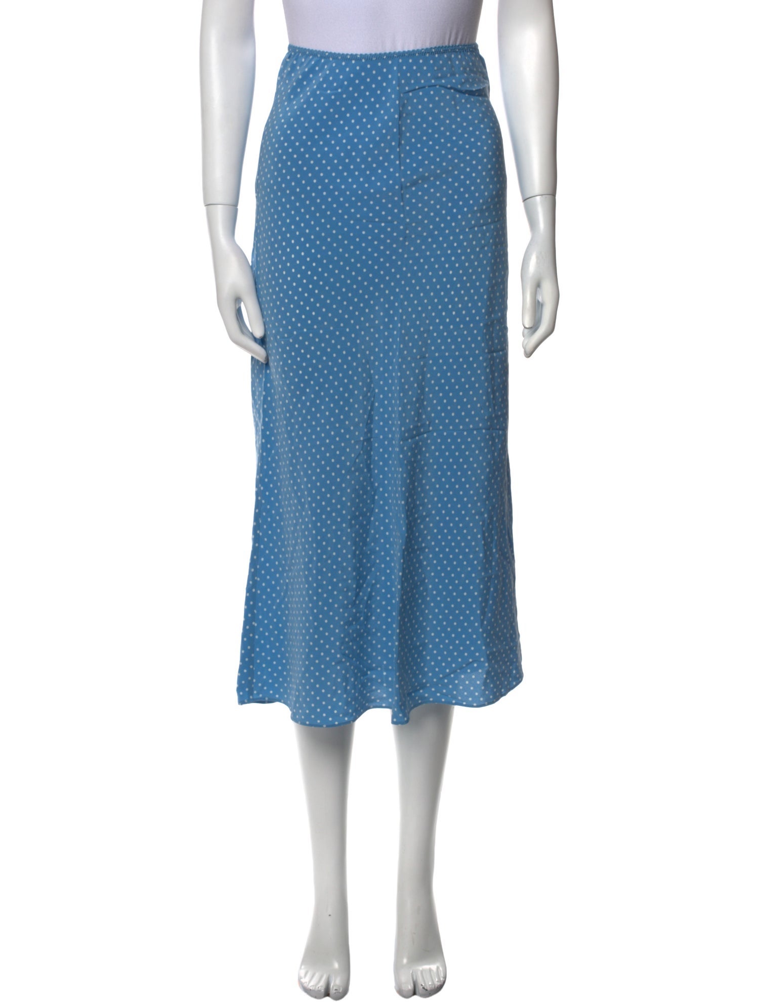 DÔEN Silk Midi Length Skirt