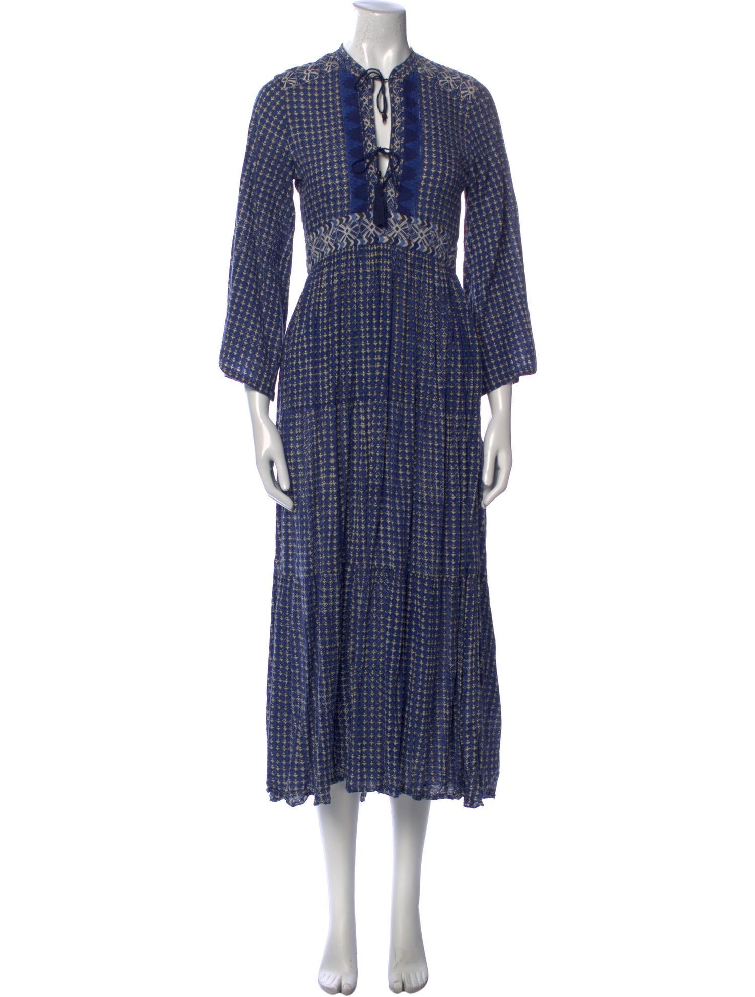 DÔEN Printed Long Dress