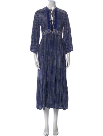 DÔEN Printed Long Dress