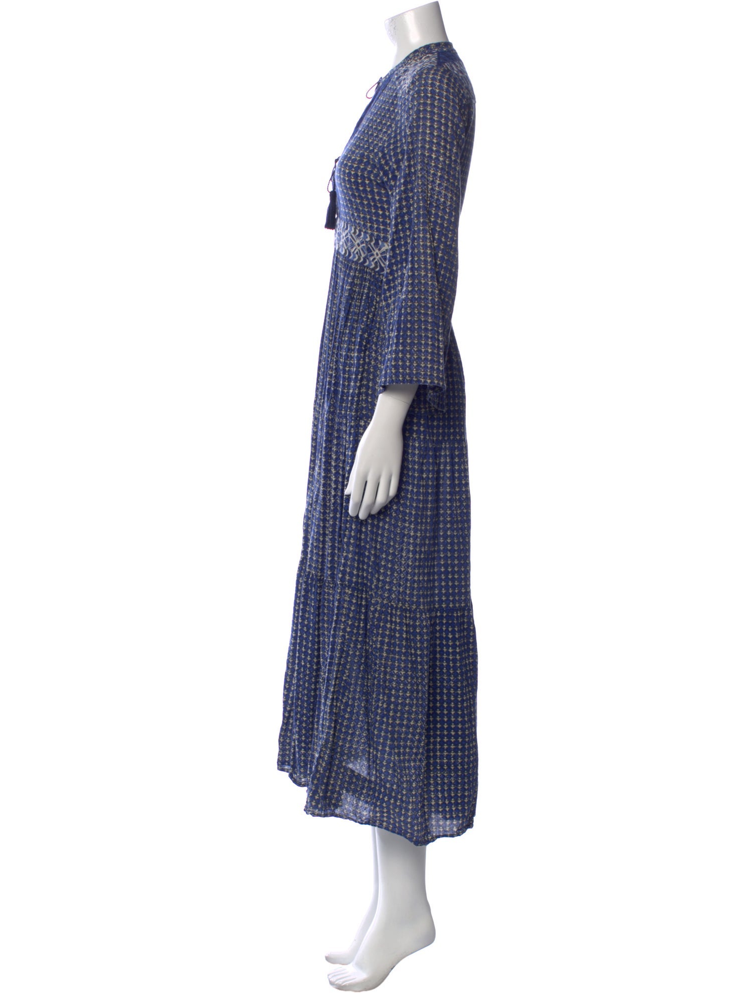 DÔEN Printed Long Dress