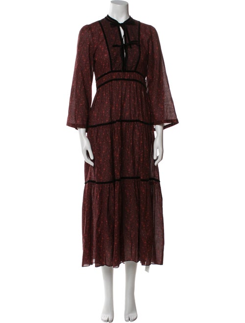 DÔEN Printed Long Dress