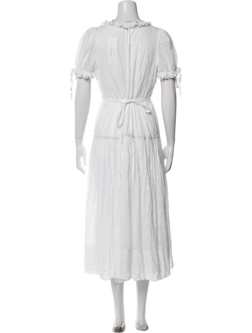 DÔEN Crew Neck Midi Length Dress