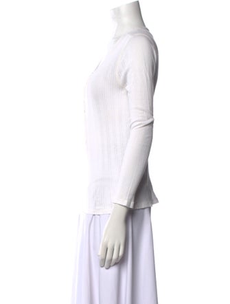 DÔEN Scoop Neck Three-Quarter Sleeve Top