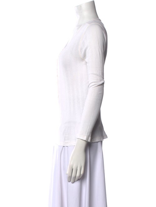 DÔEN Scoop Neck Three-Quarter Sleeve Top