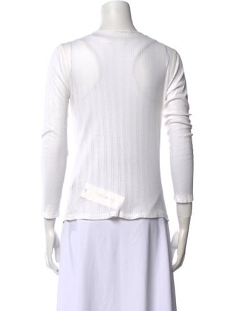 DÔEN Scoop Neck Three-Quarter Sleeve Top