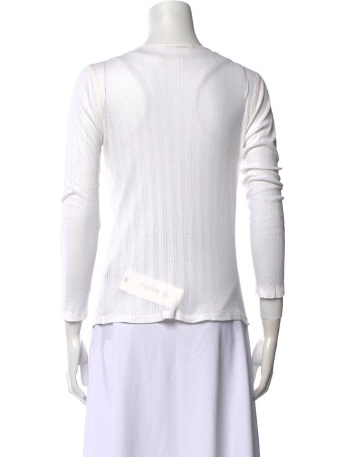 DÔEN Scoop Neck Three-Quarter Sleeve Top