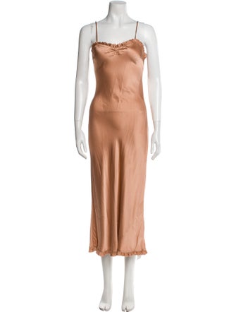 DÔEN Satin Long Dress