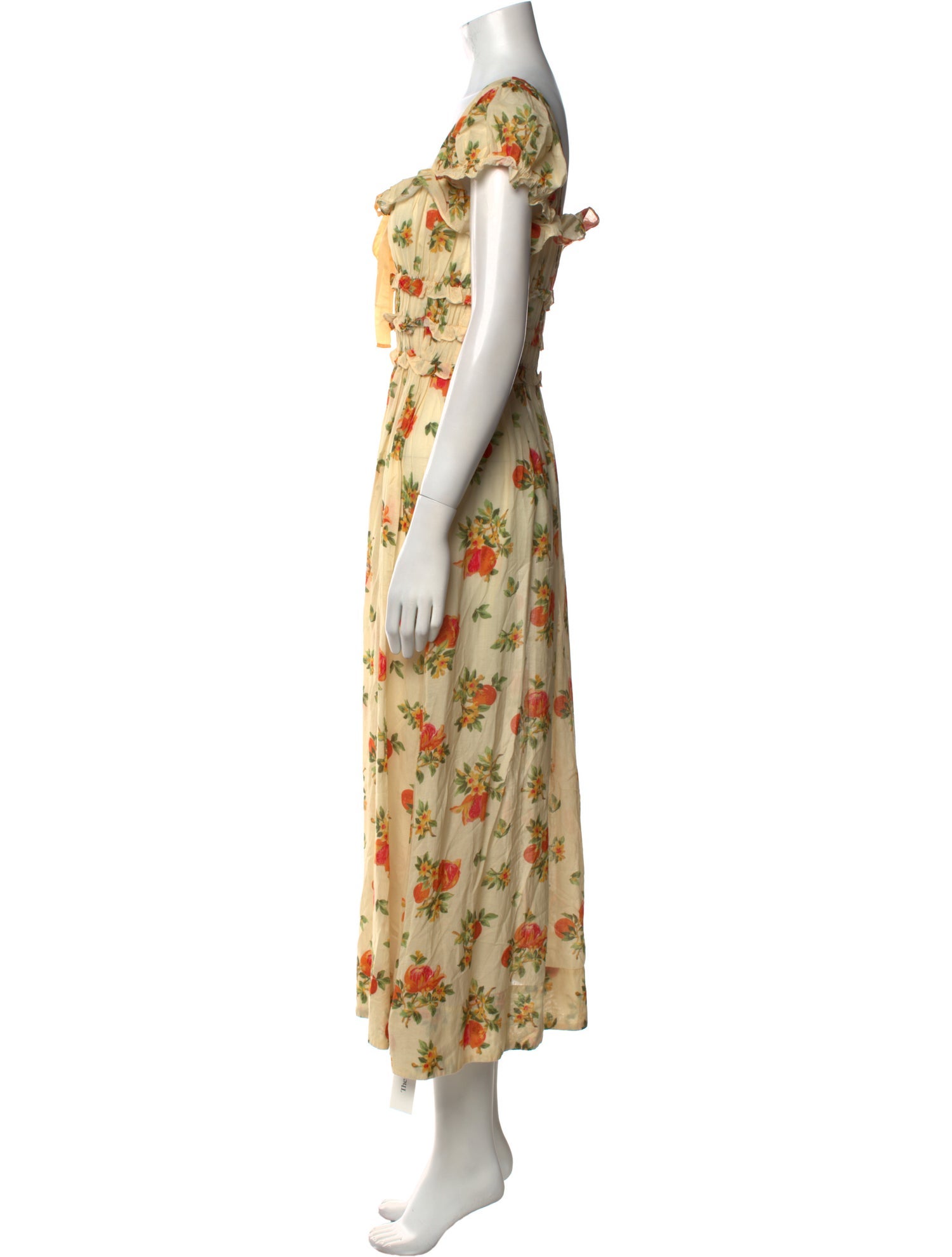 DÔEN Floral Print Long Dress
